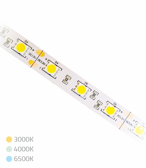 FITA LED 12V IP20 60LEDs/m 14,4W/m