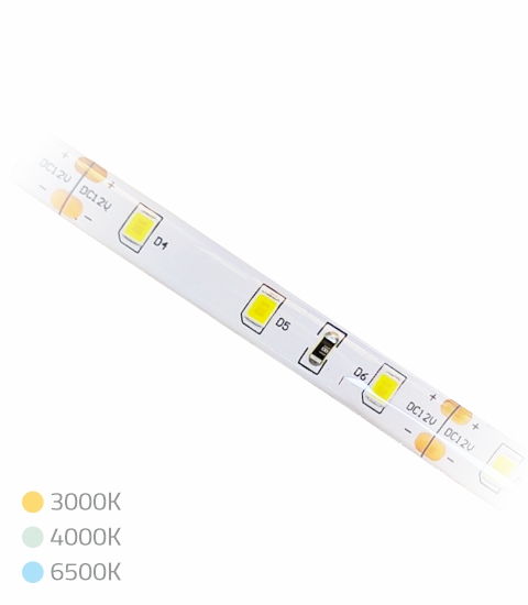 FITA LED 12V IP44 60LEDs/m 4,8W/m