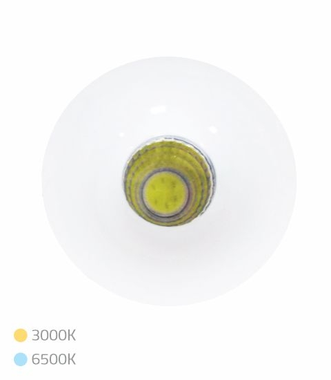 MINI SPOT BRANCO REDONDO 3W