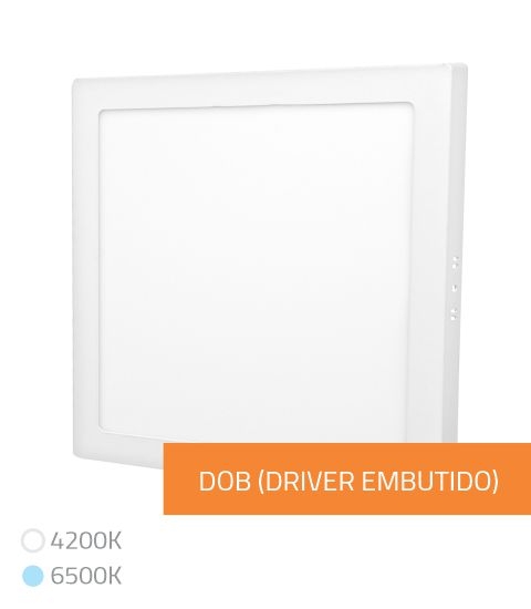 PAINEL SOBREPOR QUADRADO DOB - 6W