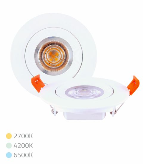 SPOT LED PC REDONDO 5W