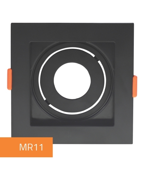 SPOT RECUADO MR11 PRETO
