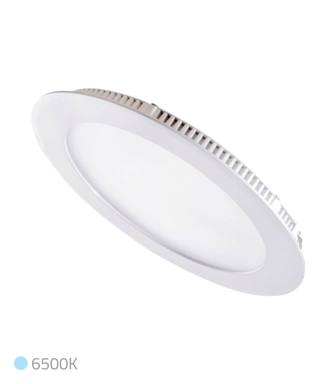 PAINEL EMBUTIR REDONDO - 6W