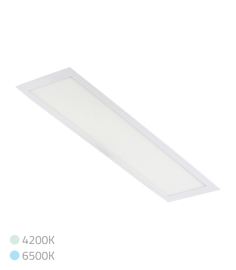 PAINEL EMBUTIR RETANGULAR - 18W